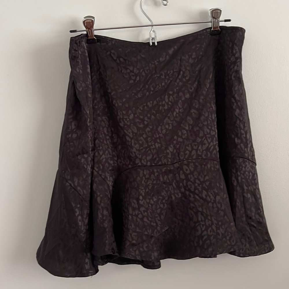 Leopard print skirt